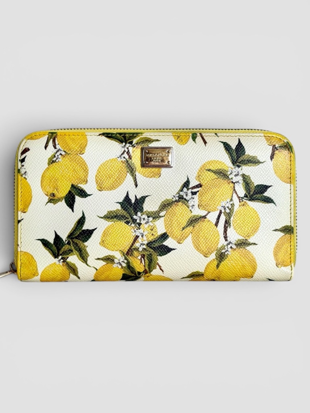 Dolce & Gabbana Lemon Print Wallet